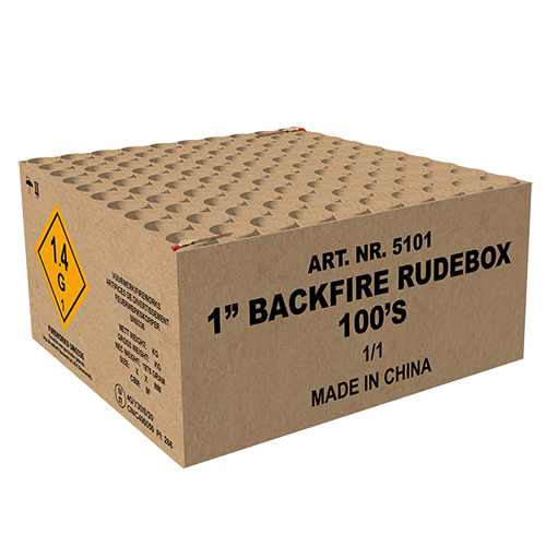 1“ Backfire Rudebox 100 shots